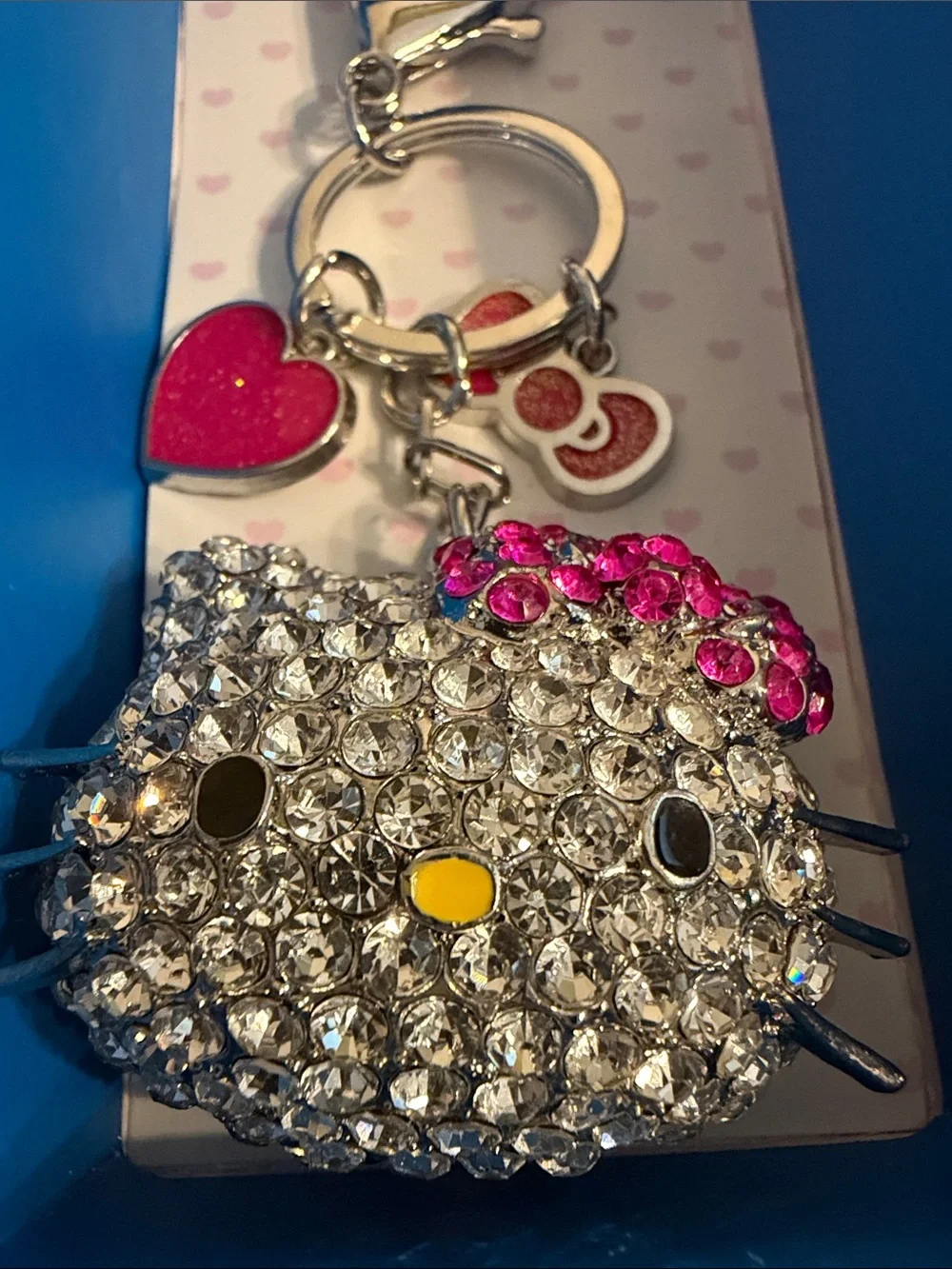 Hello Kitty Crystal Bag Charm-